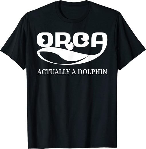 Orca Whale Dolphin Retro Ocean Graphic Vintage Sea Design T-Shirt