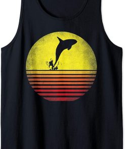 Killer Whale TShirt Vintage Orca Lover Tank Top