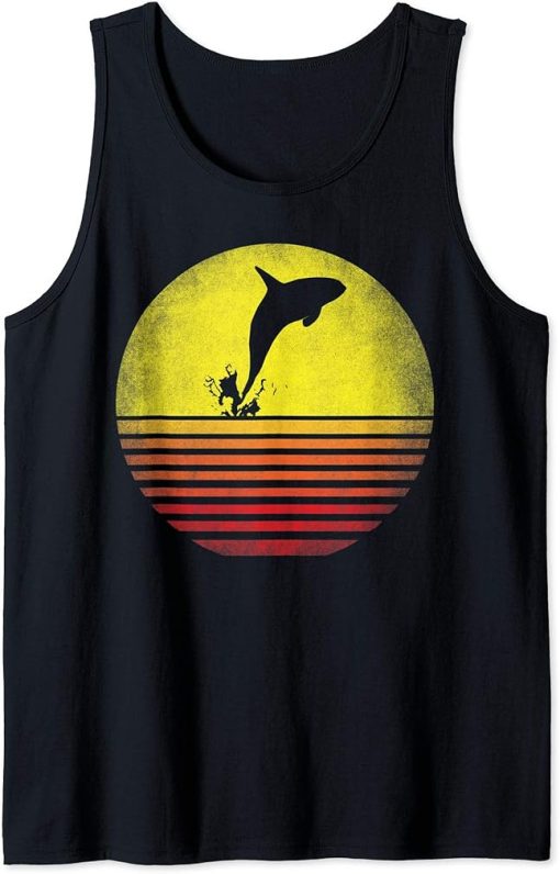 Killer Whale TShirt Vintage Orca Lover Tank Top